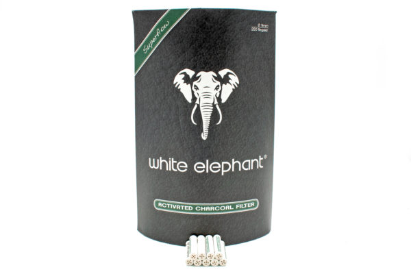 White Elephant Aktivkohle Filter 9mm 250er Packung