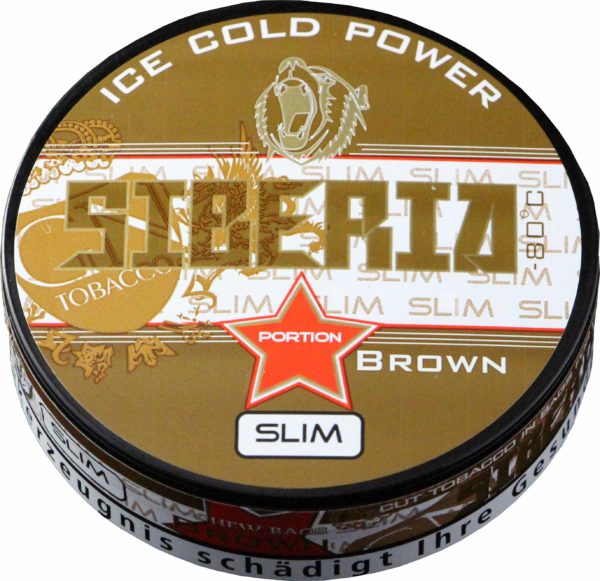 Siberia Slim brown power portion Chewing Bags