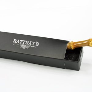 Rattrays Thin Caber Bamboo Dark Pfeifenstopfer mit Schachtel