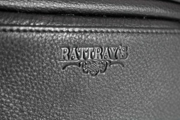 Rattrays Black Knight Pipe Bag detail logo