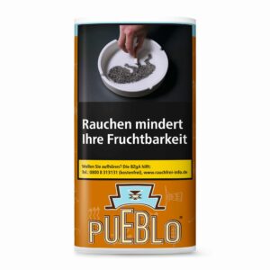 Pöschl Pueblo Burley Pouch Feinschnitt Tabak Front stehend