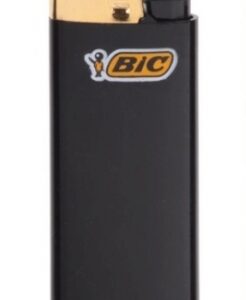 BIC Mini J25 neutral schwarz/gold Steinfeuerzeug