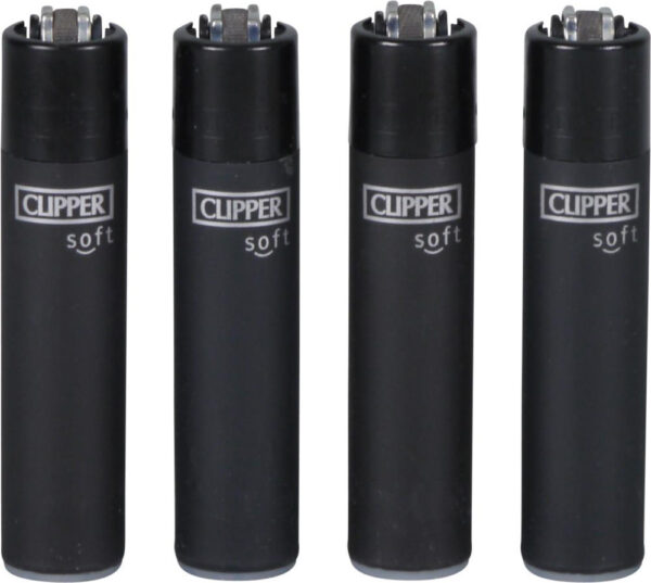 Clipper Mehrweg-Feuerzeug Soft Touch