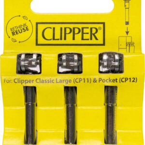 Clipper Reibrad Zündsystem mit Feuerstein Inh. 3 Stück für alle Clipper Modelle außer Mini Clipper