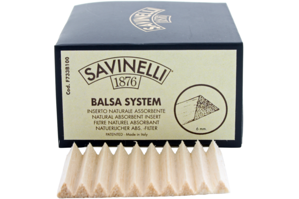 Savinelli - Balsaholz Filter - 6mm Minibox - 100er Packung