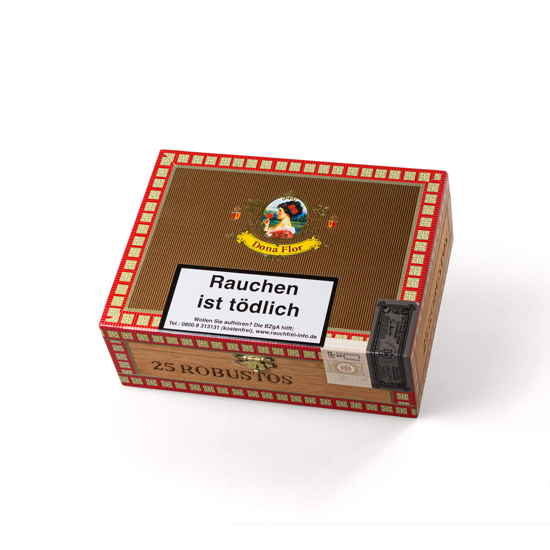 Dona Flor Robusto Kiste offen Longfiller Mata Fina Zigarre