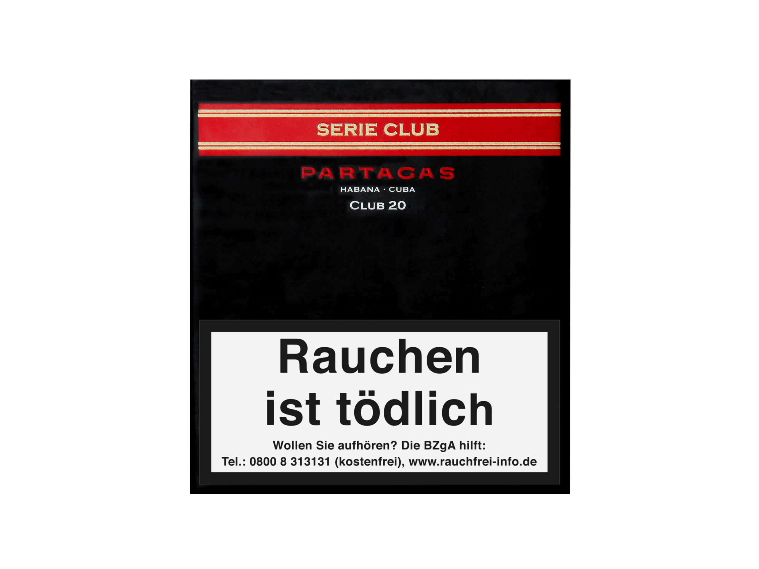 Cuban Mini Cigars Partagas Serie Club 20 Zigarillos Front