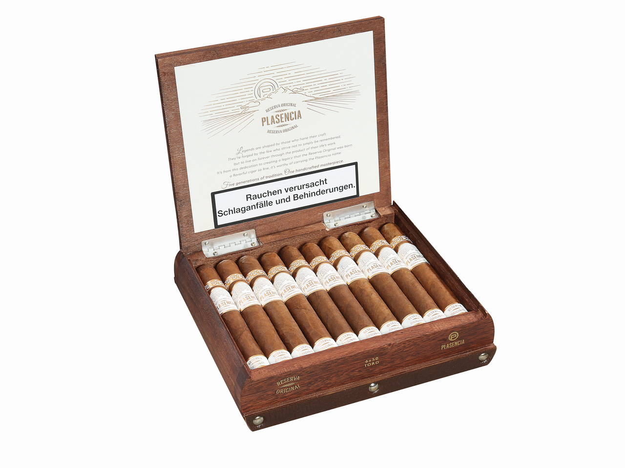 Plasencia Reserva Original Toro Zigarre Kiste offen