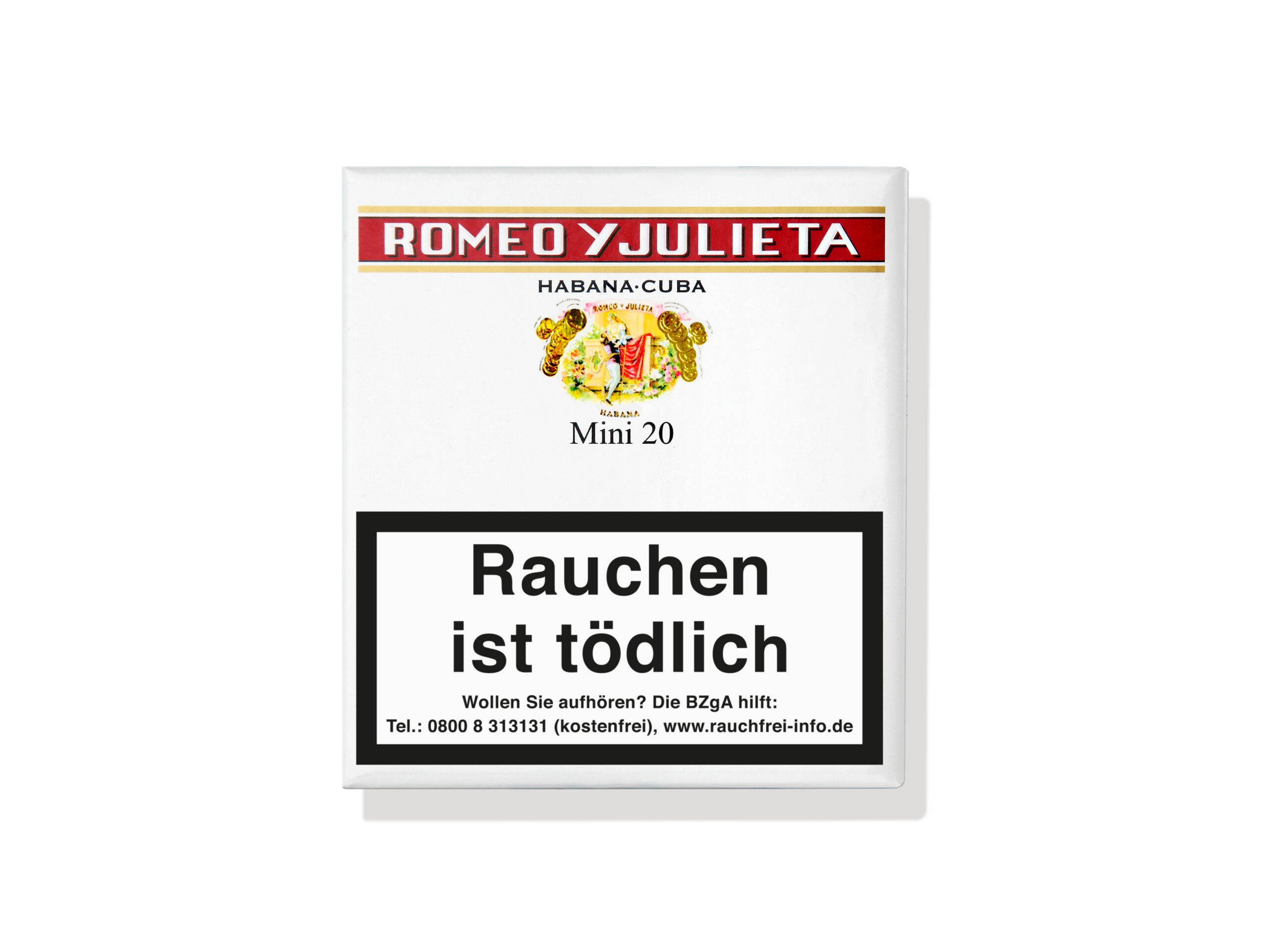 Cuban Mini Cigars Romeo y Julieta Mini 20 Zigarillos Front