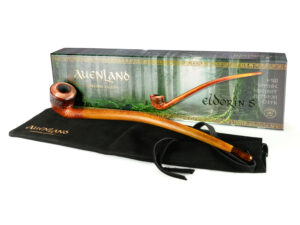 Vauen Auenland Signature Edition Eldorin Sand Lesepfeife liegend mit Schmuckbox und Lederbeutel