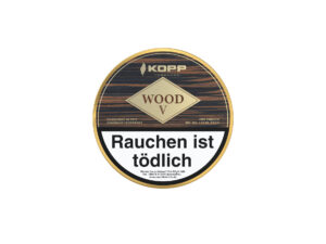 Kopp Tobacco Wood Series Wood V Pfeifentabak Dose Front